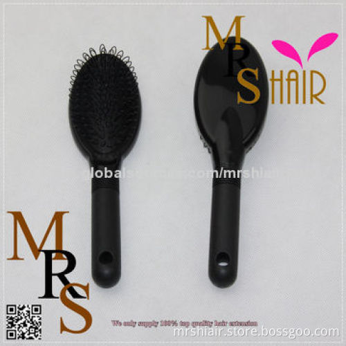Plastic loop comb for hair extensions professional easy detangling brush wavy hair salon tools
